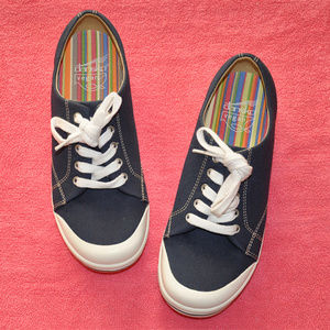 Dansko Vegan Denim Blue Canvas Sneaker/Clog - NWOT